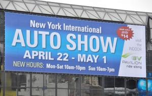 Le salon de l�automobile de New York ouvre ses portes au public am�ricain