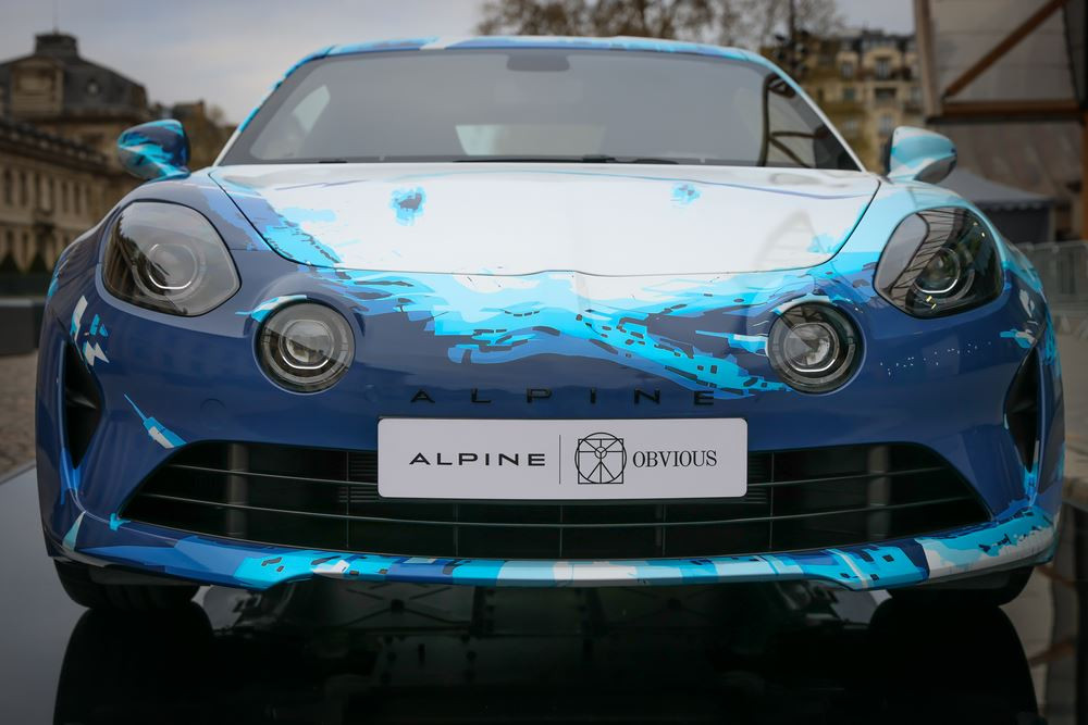 Alpine A110 Sastruga: une « art car » qui explore le potentiel créatif de l’intelligence artificielle