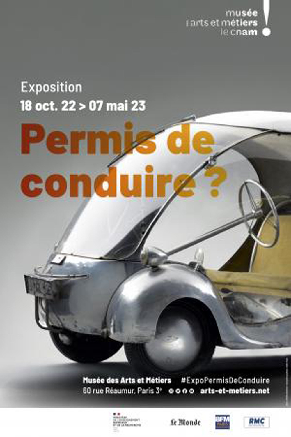 Permis de conduire ? une exposition consacrée au devenir de l'automobile au musée des Arts et Métiers