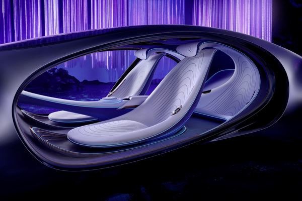 Le Mercedes Vision AVTR zéro émission embarque quatre moteurs électriques