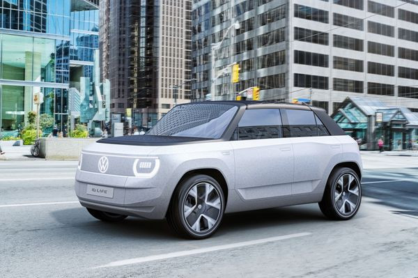 Le concept de crossover compact Volkswagen ID. Life affiche une autonomie de 400 km