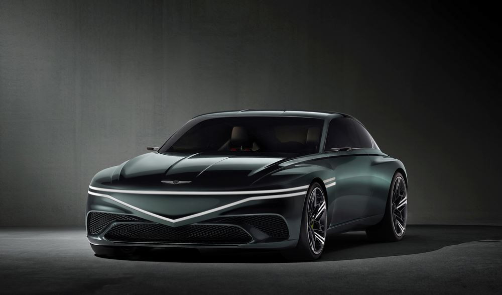 Le concept-car Genesis X Speedium Coupé affiche une présence musclée