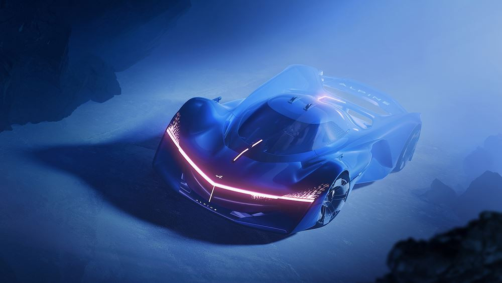 Le concept-car Alpenglow est un manifeste de la marque Alpine