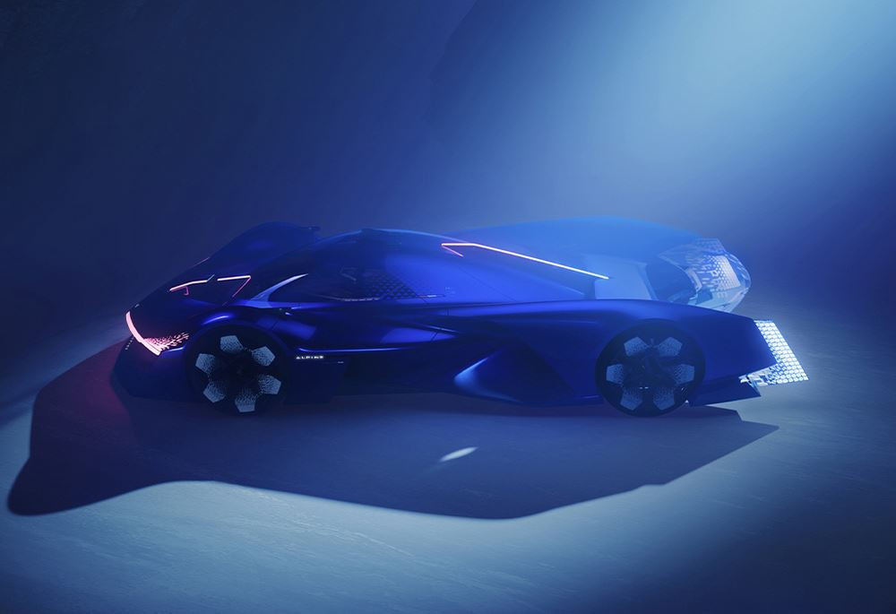 Le concept-car Alpenglow est un manifeste de la marque Alpine