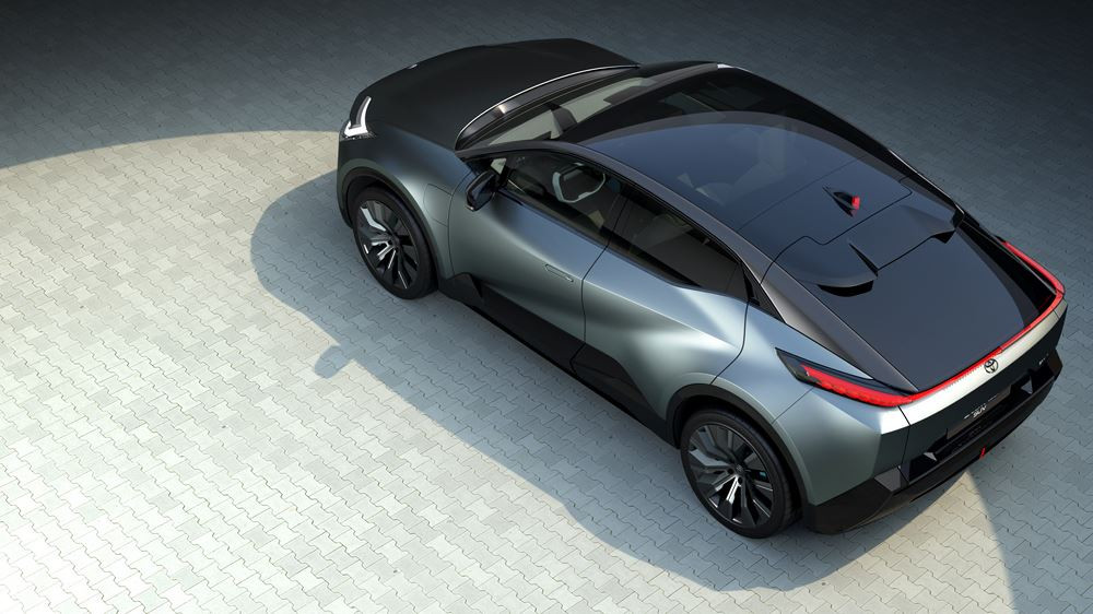Le Toyota bZ Compact SUV Concept électrique se démarque par son design futuriste