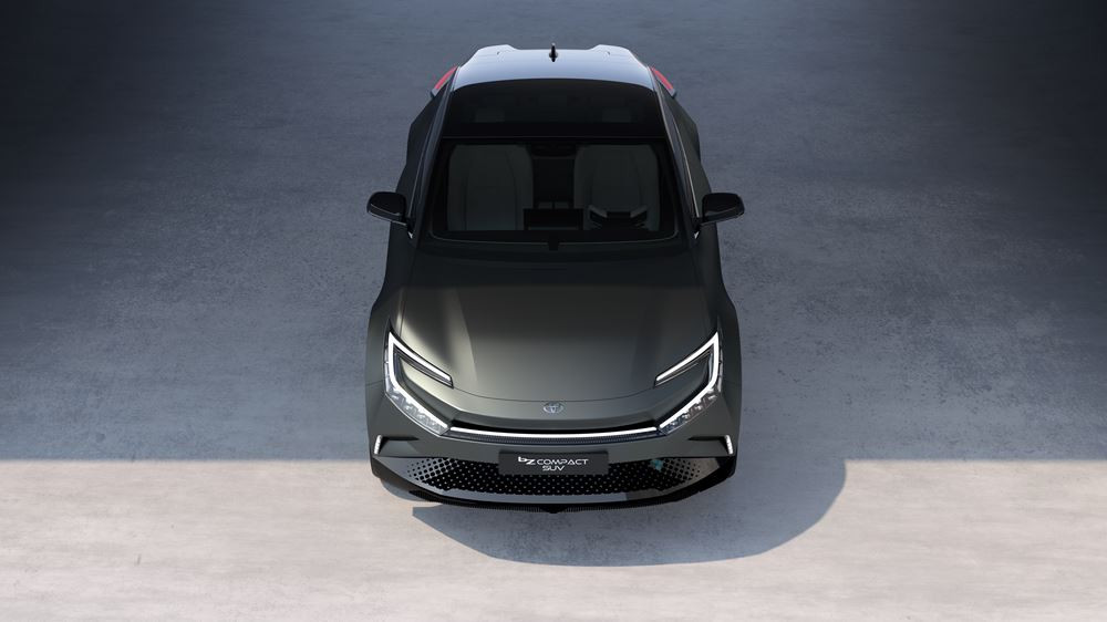 Le Toyota bZ Compact SUV Concept électrique se démarque par son design futuriste