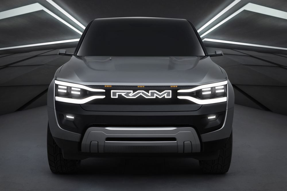Le concept de pick-up électrique Ram 1500 Revolution BEV se veut ancré dans le futur