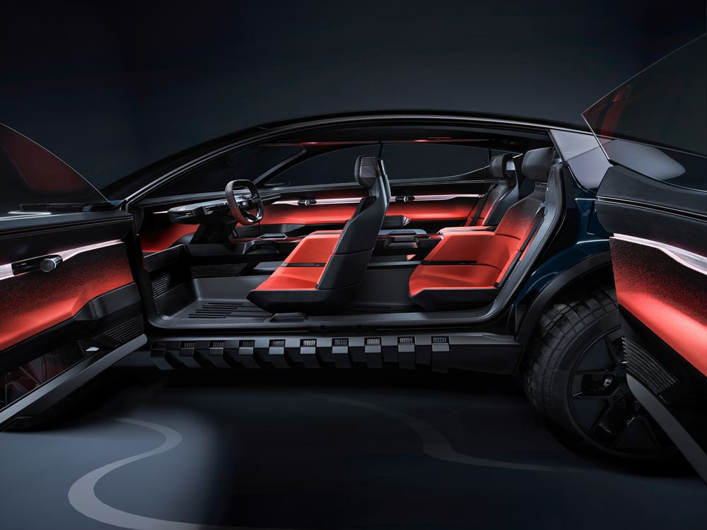 Audi activesphere concept: un coupé crossover électrique avec transmission quattro