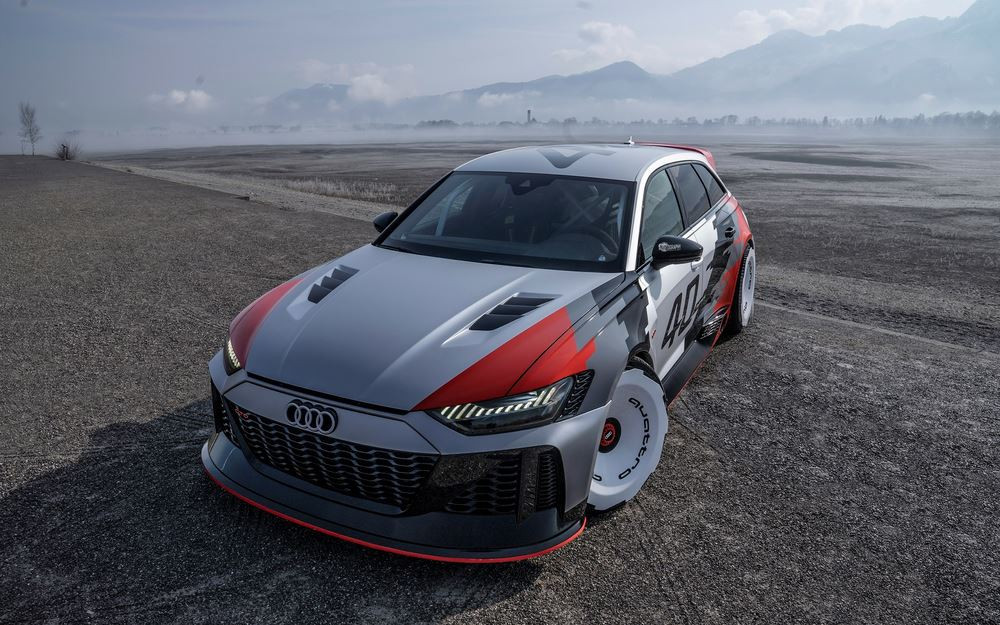 L'Audi RS 6 GTO concept reprend les codes de l'Audi 90 quattro IMSA GTO des années 90