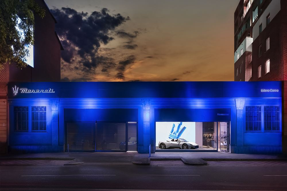 Le concept de magasin Maserati exprime l'artisanat de luxe italien