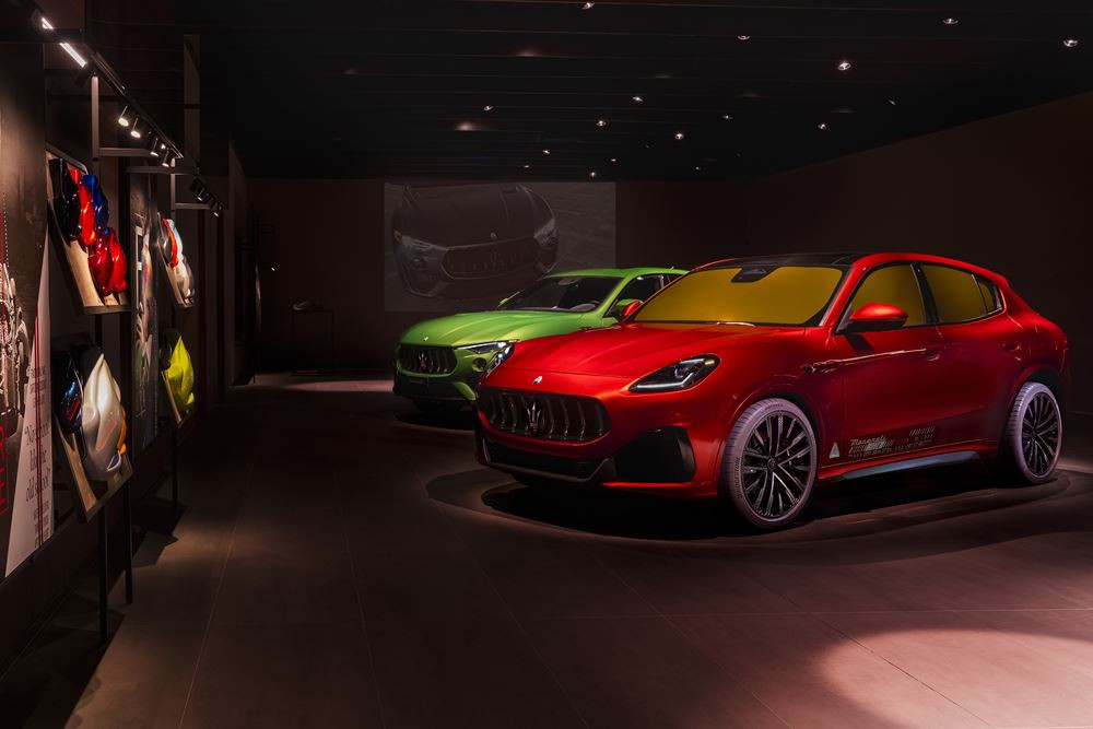 Le concept de magasin Maserati exprime l'artisanat de luxe italien
