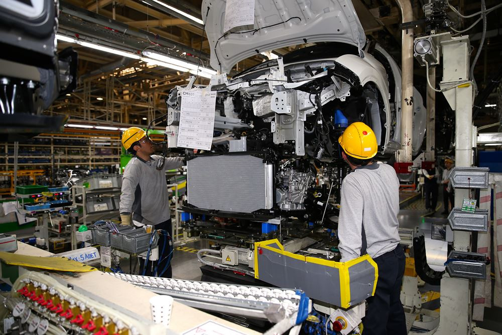 Le site de production Toyota de Sakarya en Turquie assure aussi l'assemblage de batteries