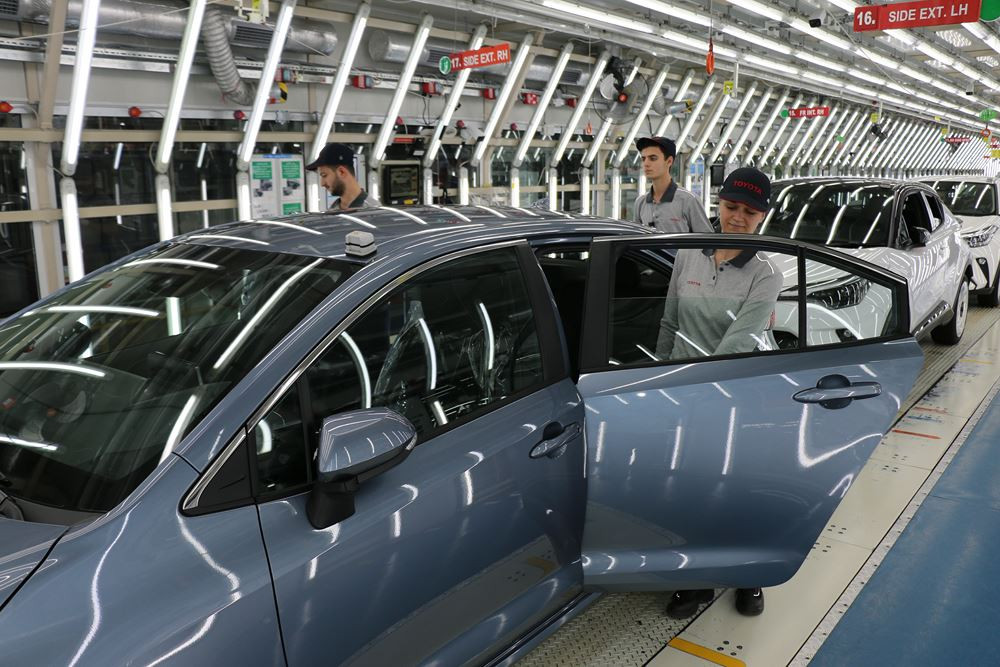 Le site de production Toyota de Sakarya en Turquie assure aussi l'assemblage de batteries