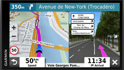 Le GPS Garmin DriveSmart 65 est doté d‘un écran de 6,95 pouces