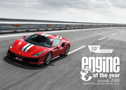 Le moteur V8 bi-turbo 3.9 litres Ferrari élu moteur de l’année 2018