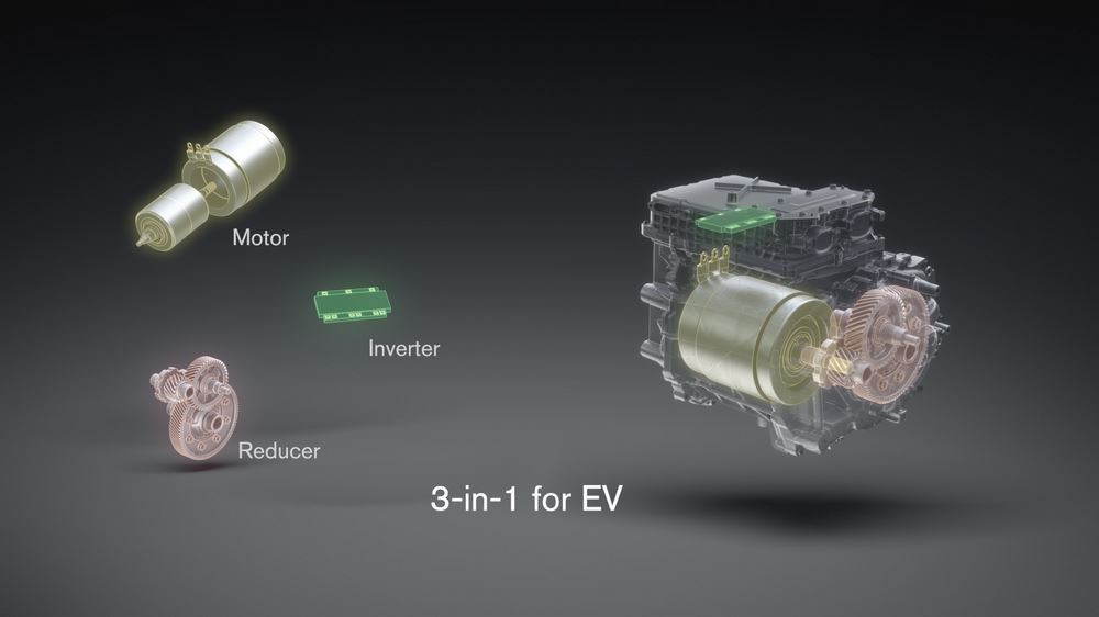 La conception de motorisations électriques baptisée « X-in-1 » réduit les coûts significativement
