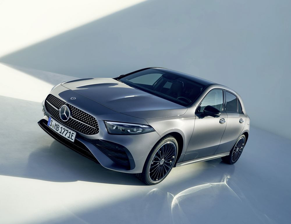 La berline compacte Mercedes Classe A dégage puissance et dynamisme