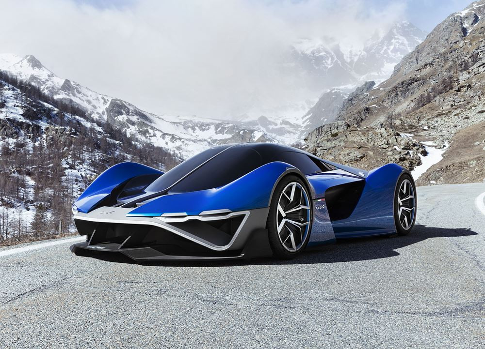Alpine A4810 Project by IED : un concept-car de supercar deux places à hydrogène