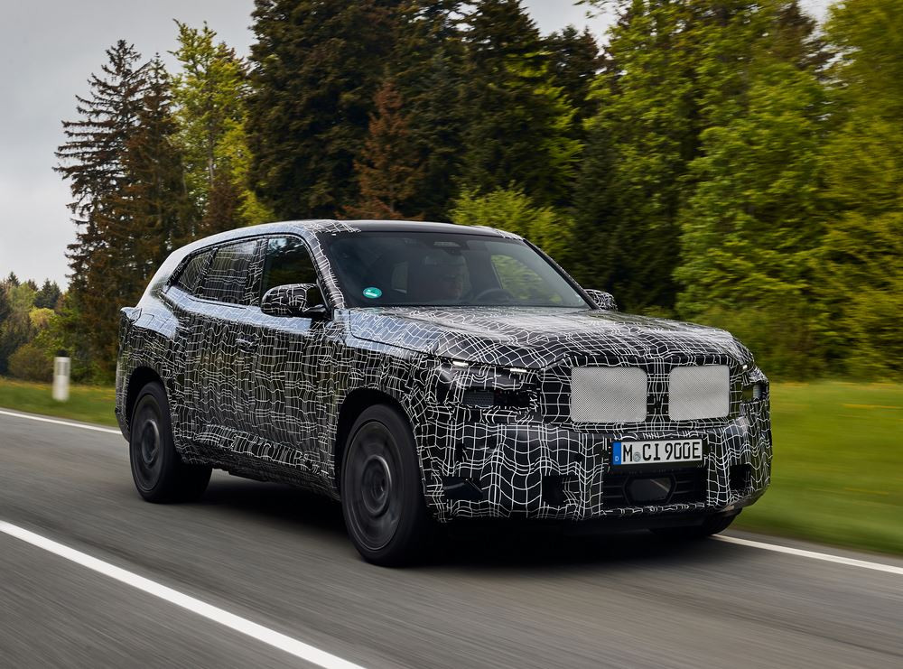 La BMW XM en phase d'essais dynamiques