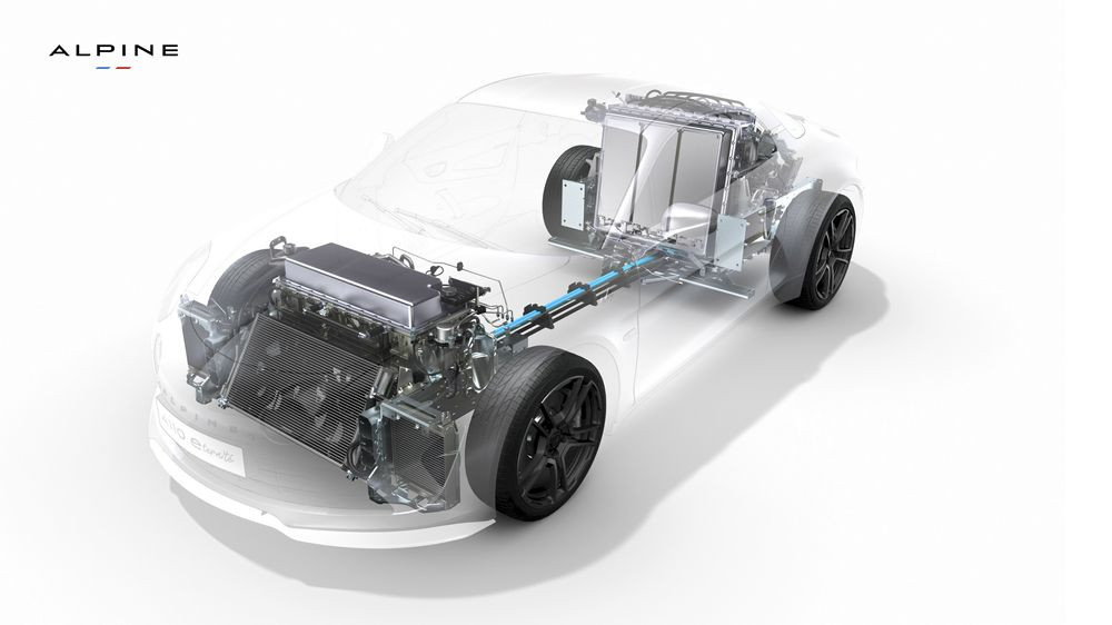 Alpine A110 E-ternité : un prototype de petit coupé électrique découvrable