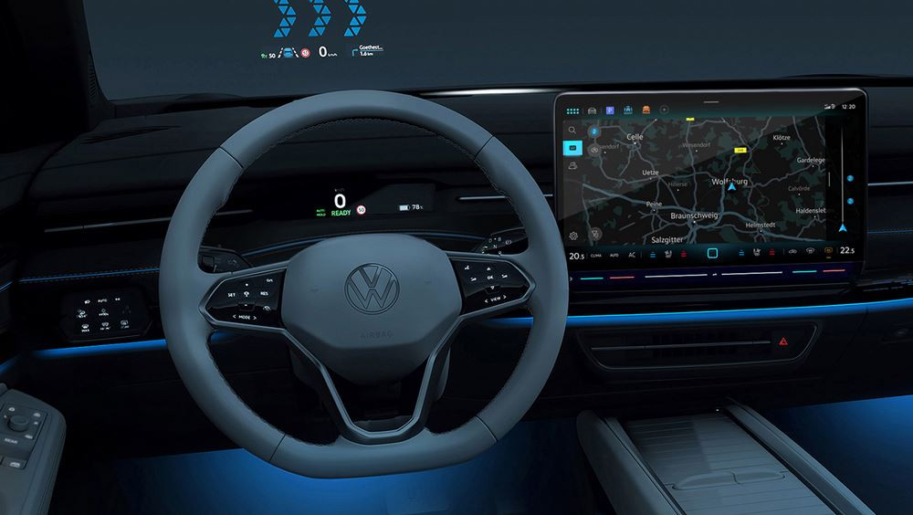 La berline électrique Volkswagen ID.7 revendique une autonomie d'environ 700 kilomètres
