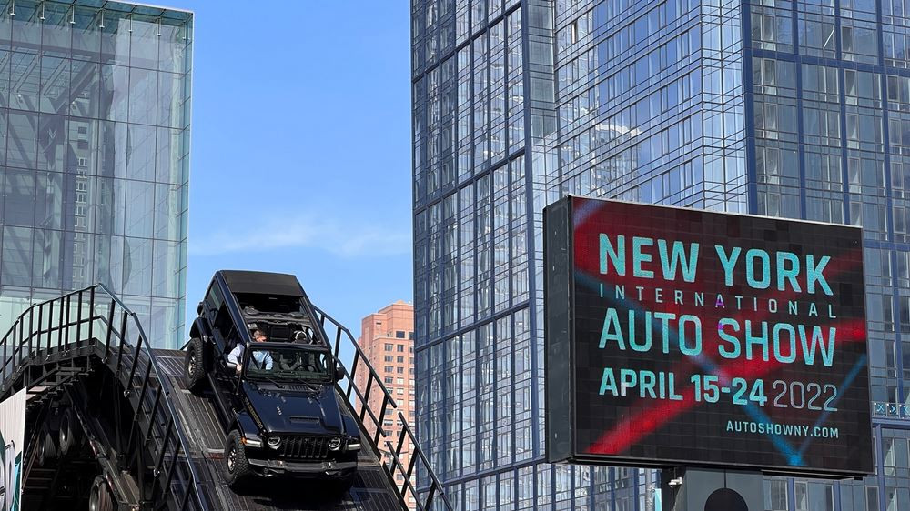 L'édition 2022 du salon de l’automobile de New York ouvre ses portes au public
