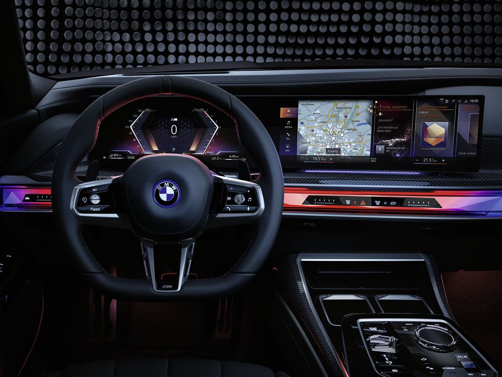 La BMW Série 7 revendique un confort élevé sur les trajets au long cours