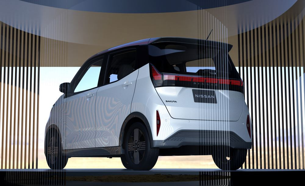 Le mini-véhicule électrique Nissan Sakura affiche une autonomie de 180 km