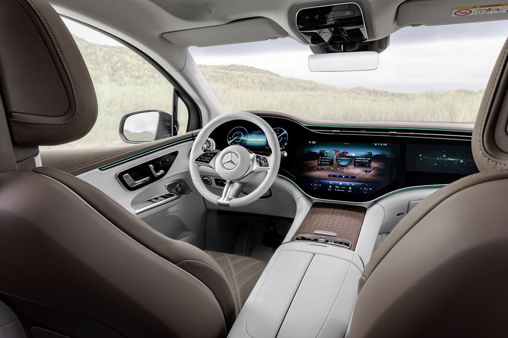 Le Mercedes EQE SUV électrique affiche jusqu'à 590 km d'autonomie WLTP