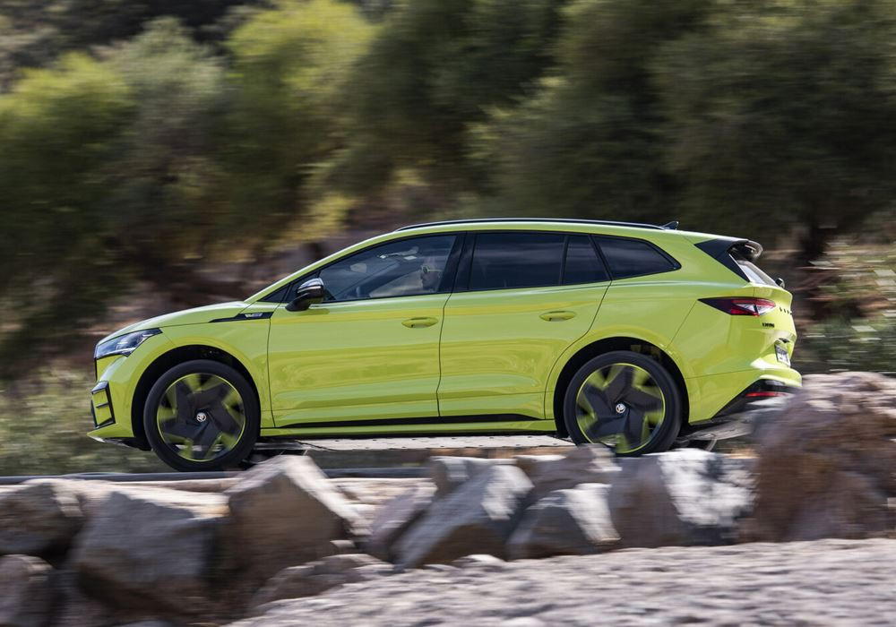 Le SUV électrique Skoda Enyaq RS iV développe 300 ch et 460 Nm de couple