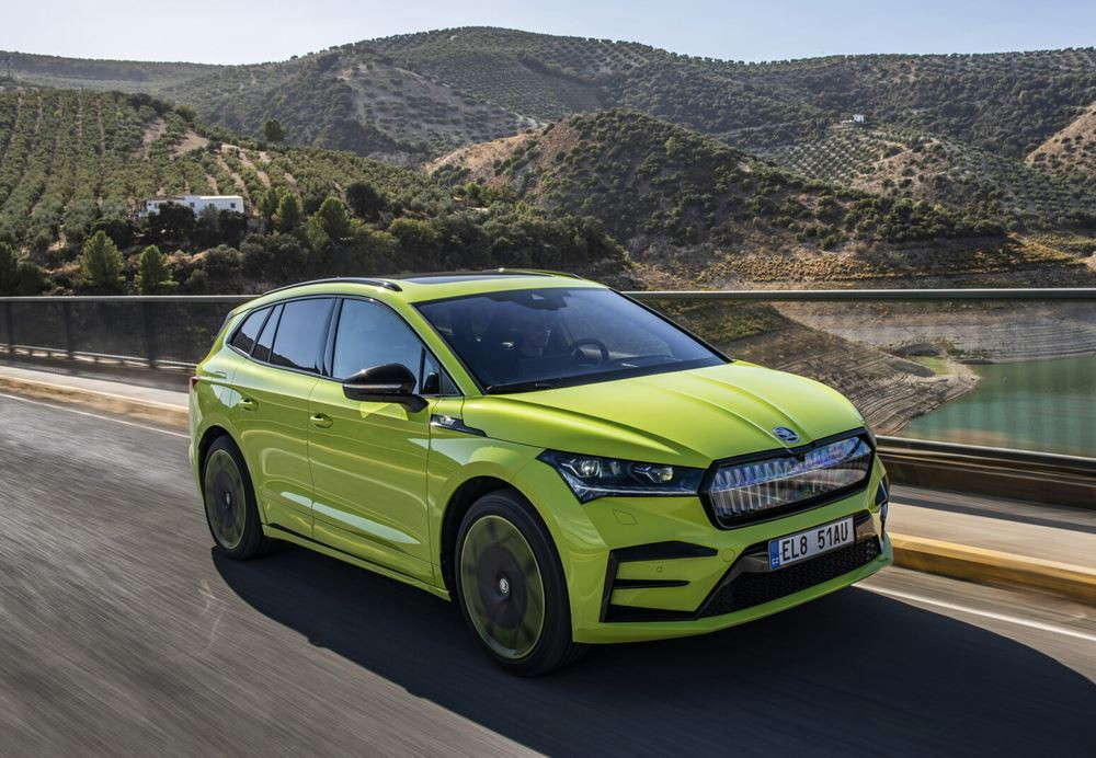 Le SUV électrique Skoda Enyaq RS iV développe 300 ch et 460 Nm de couple