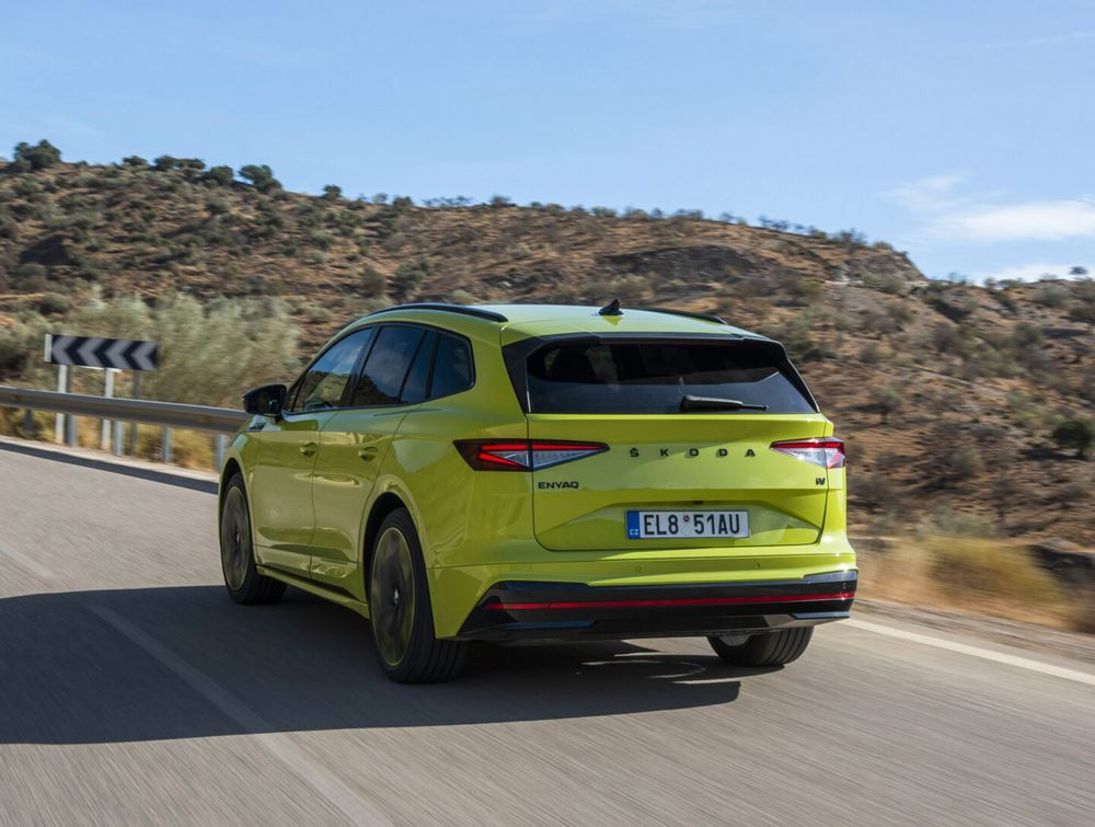 Le SUV électrique Skoda Enyaq RS iV développe 300 ch et 460 Nm de couple