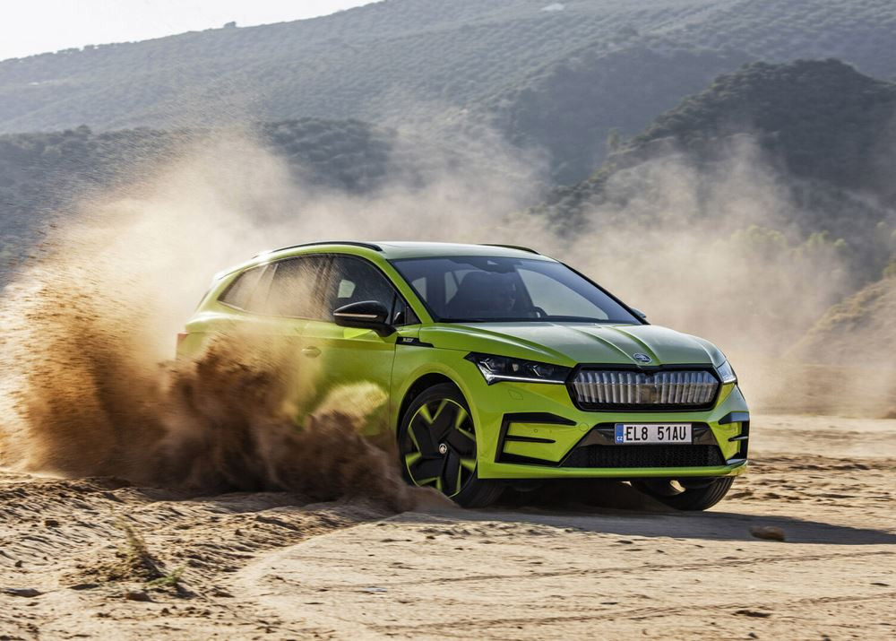 Le SUV électrique Skoda Enyaq RS iV développe 300 ch et 460 Nm de couple