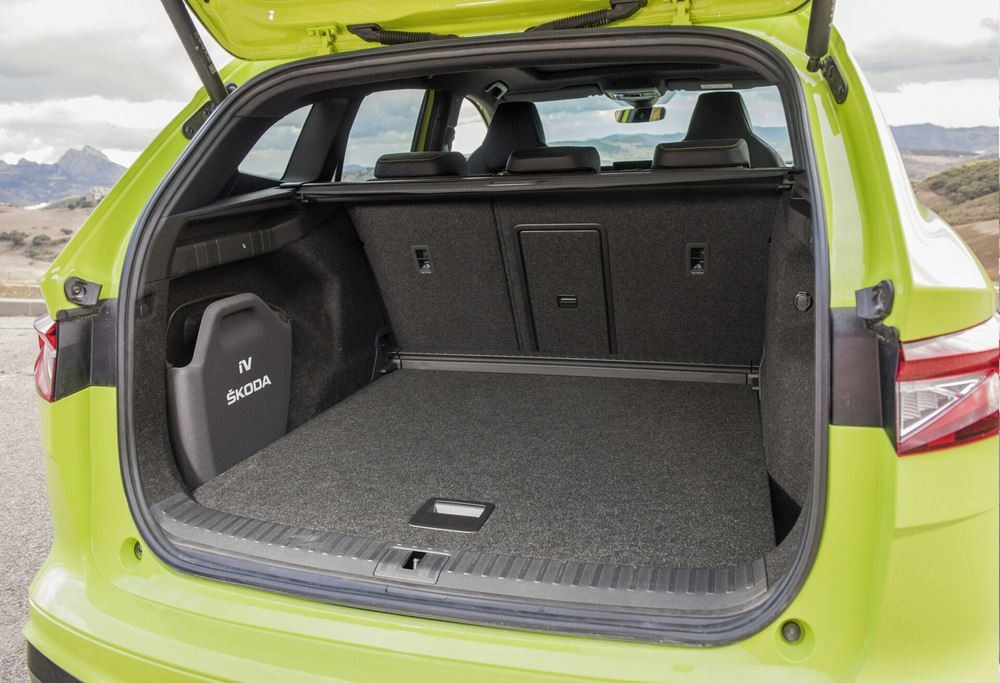 Le SUV électrique Skoda Enyaq RS iV développe 300 ch et 460 Nm de couple