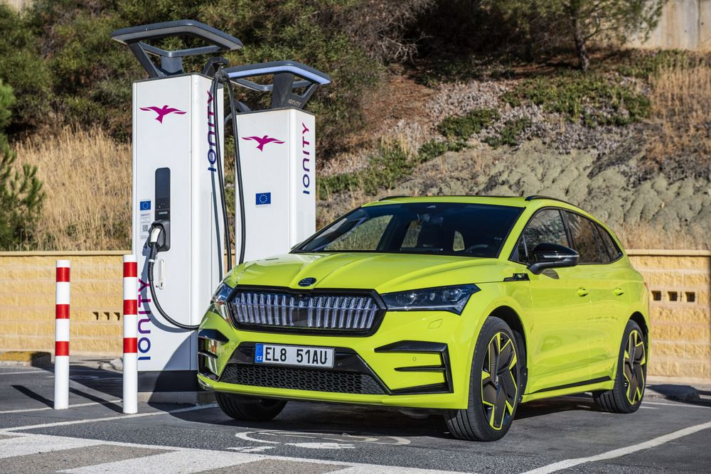 Le SUV électrique Skoda Enyaq RS iV développe 300 ch et 460 Nm de couple