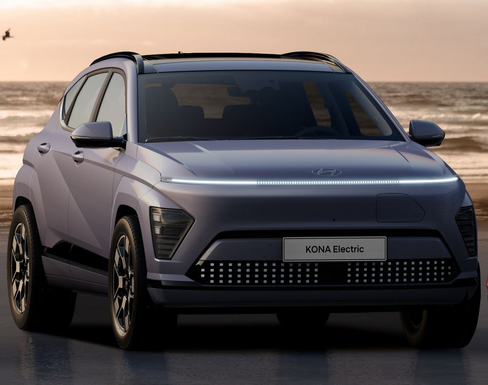 Le Hyundai Kona électrique de nouvelle génération se distingue par un design futuriste distinctif