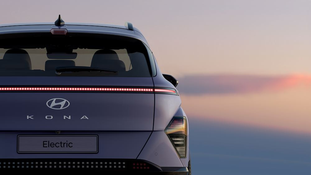 Le Hyundai Kona électrique de nouvelle génération se distingue par un design futuriste distinctif