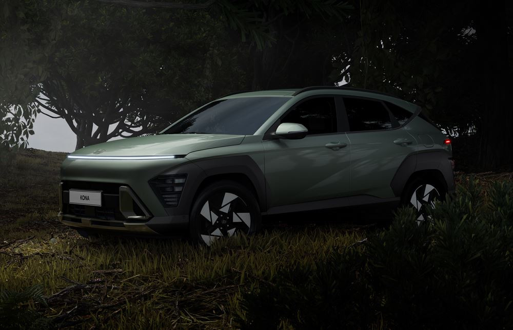 Le Hyundai Kona hybride de nouvelle génération affiche un look futuriste