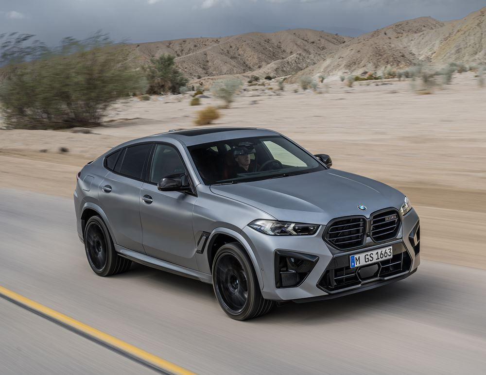 La BMW X6 M Competition est propulsée par un moteur V8 à technologie 48V de 625 ch