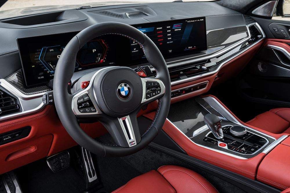 La BMW X6 M Competition est propulsée par un moteur V8 à technologie 48V de 625 ch