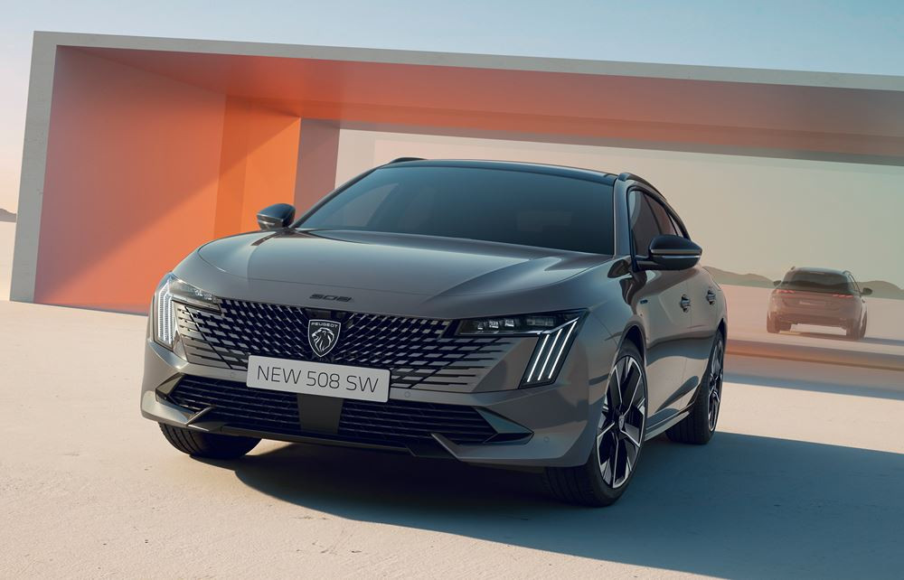 Le break Peugeot 508 SW restylé reçoit une face avant plus dynamique