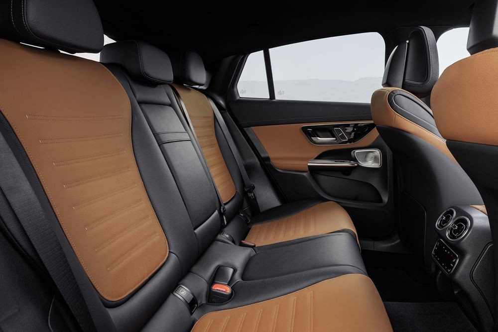 Le Mercedes GLC Coupé affiche une silhouette de coupé sportif