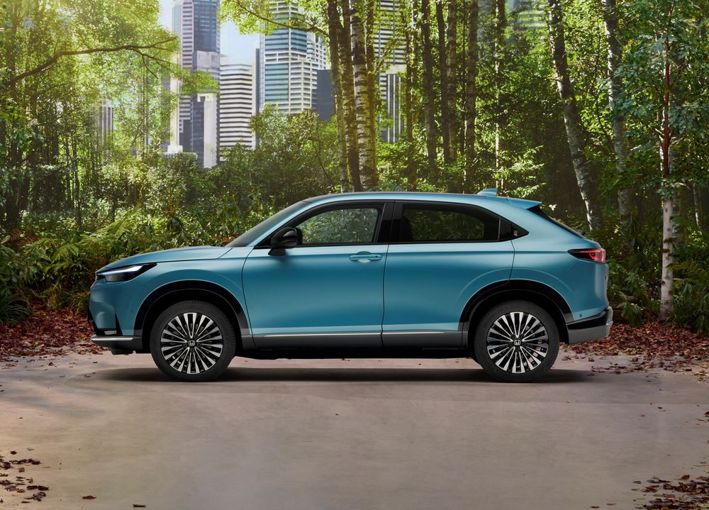 Le SUV compact électrique Honda e:Ny1 affiche une autonomie de 412 km