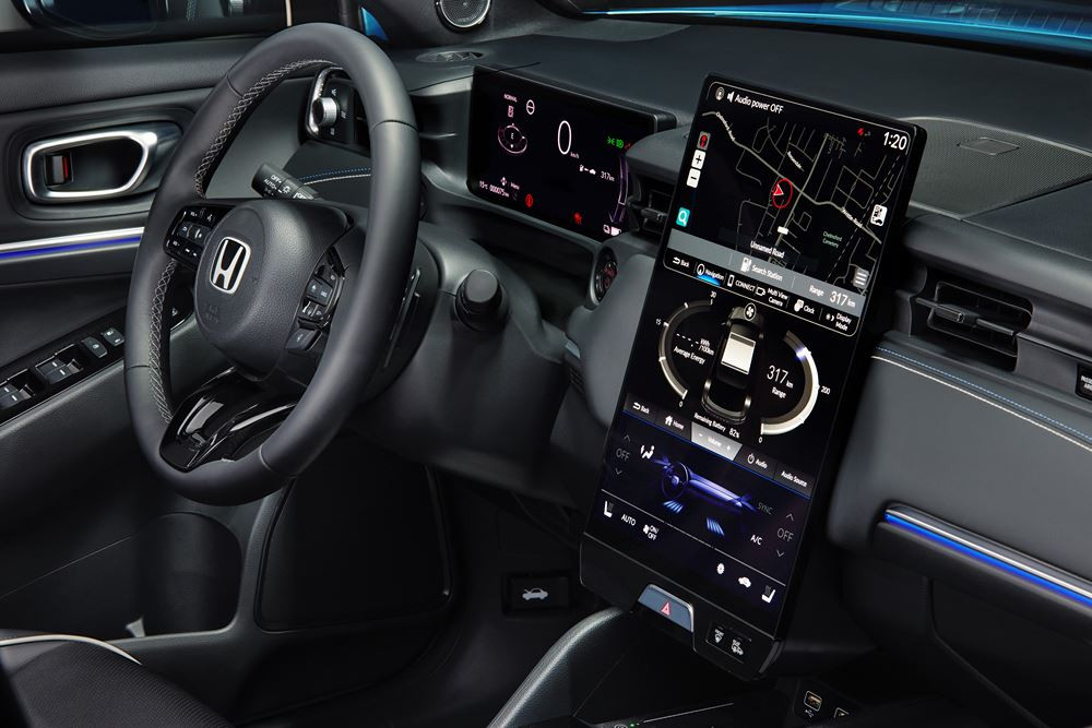Le SUV compact électrique Honda e:Ny1 affiche une autonomie de 412 km