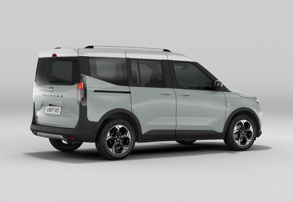 Le Ford E-Tourneo Courier électrique adopte une allure caractéristique de SUV