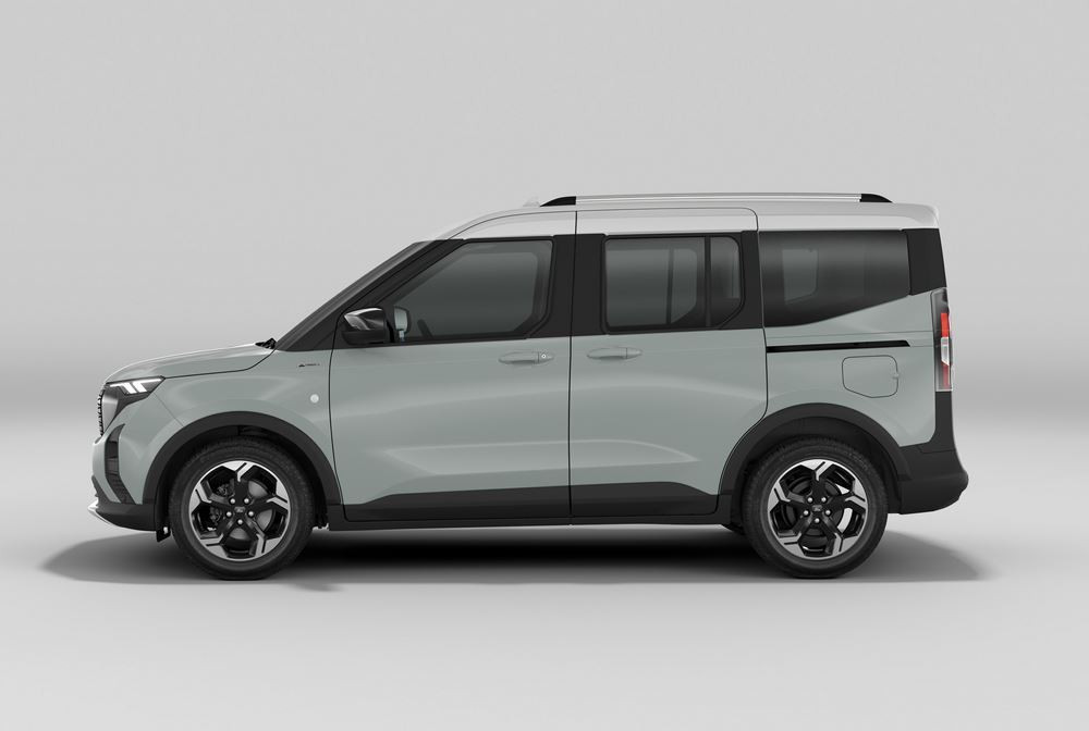 Le Ford E-Tourneo Courier électrique adopte une allure caractéristique de SUV