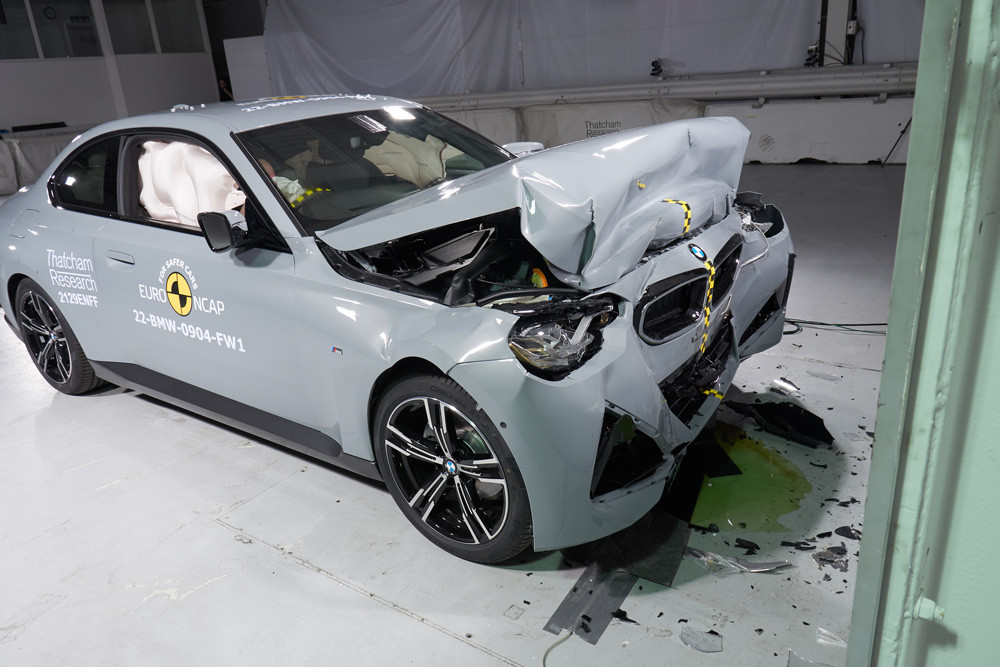 La BMW Série 2 Coupé obtient quatre étoiles sur cinq possibles aux crash-tests Euro NCAP