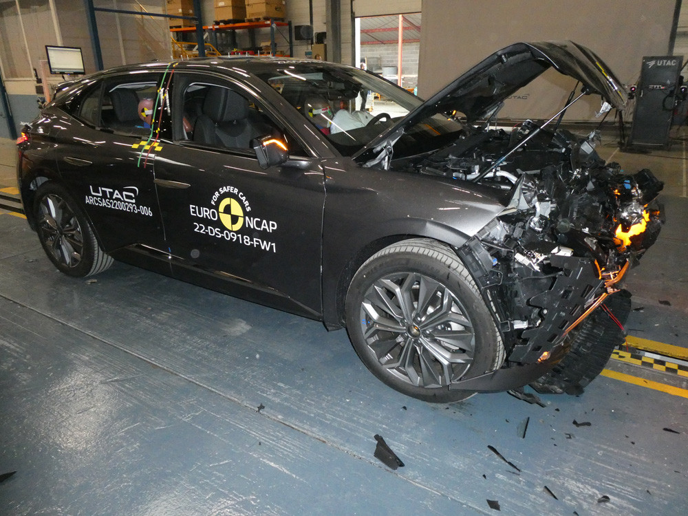La DS 4 obtient quatre étoiles sur cinq possibles aux crash-tests Euro NCAP