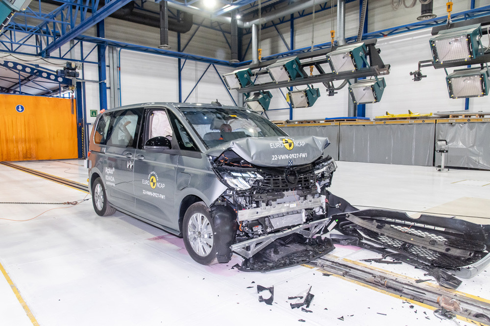 Le Volkswagen Multivan obtient cinq étoiles aux crash-tests Euro NCAP 2022