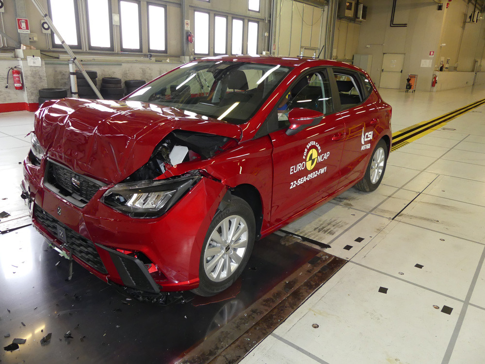La citadine Seat Ibiza obtient cinq étoiles aux crash-tests Euro NCAP 2022
